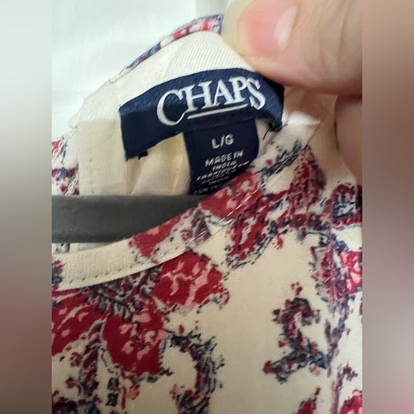 Women’s Chaps Halter top paisley Maxi dress - size L, NWOT - Picture 3 of 3